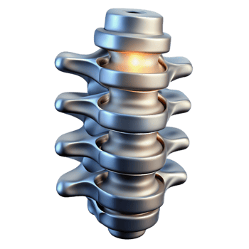 magnificent rustic Biomechanical Spine Composed of professional png