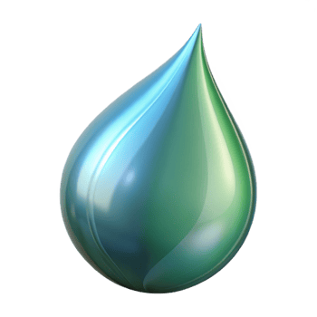 wonderful artistic A single, perfect raindrop on a leaf, glistening and reflective, macro photography style premium png