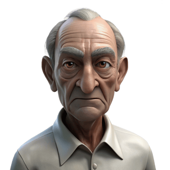 extraordinary rustic Portrait of an Elderly Man with Deep high quality png