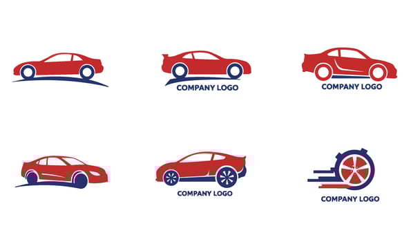 Elegant Car Logo for Luxury Automobile Branding and Car Sales vector
