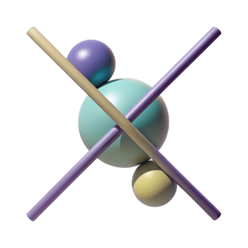 elegant abstract A minimalist composition of two intersecting lines, creating a sense of balance and harmony, geometric art style high resolution png