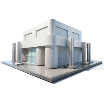 wonderful vintage A modern art museum, sleek white walls, natural lighting, minimalist style premium png