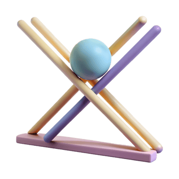 elegant contemporary A minimalist composition of two intersecting lines, creating a sense of balance and harmony, geometric art style high quality png