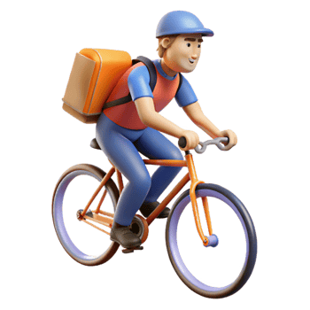 impressive vintage Bicycle messenger weaving through traffic, motion blur, dynamic composition, street photography style original png