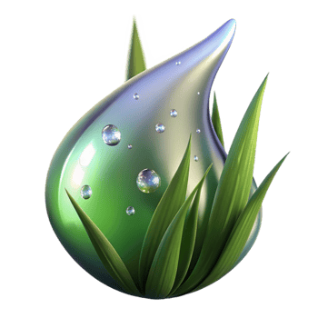 extraordinary creative A close-up of a dewdrop on a blade of grass, macro photography, sparkling lighting original png