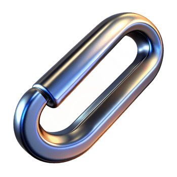 serene modern A single, metal paperclip, bent into an abstract shape, with a bright, reflective light 4K png