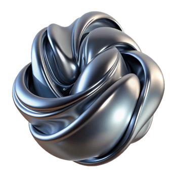 magnificent creative A mesmerizing flow of liquid metal, morphing and transforming, with a high-gloss finish, futuristic style exclusive png