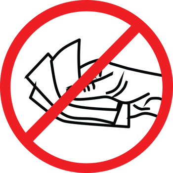 No cash money, icon with a red prohibition sign. Perfect for cashless payments, financial technology, and modern transactions. Simple design. png