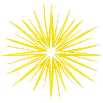 Realistic Sunburst Effect Radiant Light Glow Transparent Image png