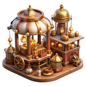 beautiful creative A majestic steampunk automaton resembling a mythical griffin, with brass wings and glowing crystal eyes, dramatically lit, surreal style high quality png