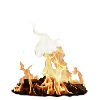 Fiery Embers Blazing Brightly in the Night A Vivid Display of Burning Wood and Intense Flames png
