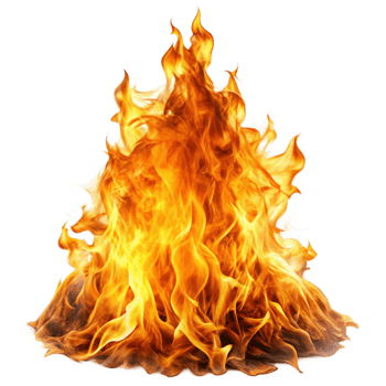 Fiery Blaze Intense Hot Burning Flames Inferno Combustion Fire Disaster Emergency Hazard Danger png