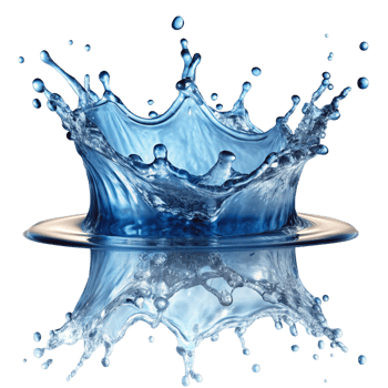 Stunning Blue Water Splash Crown Reflection Beauty Nature Photography png