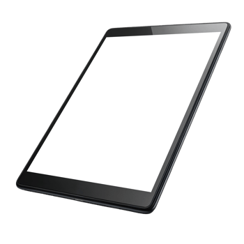 sleek tablet device showcasing modern design, perfect for technology enthusiasts and digital content creators png