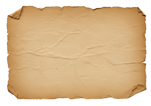An old piece of paper with a piece of paper on it png