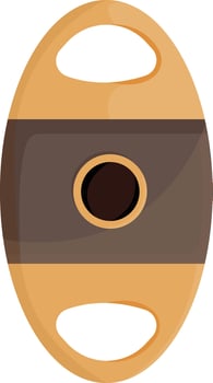 Cigar Cutter with Handle vector