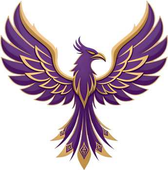 Phoenix with vibrant fire wings in mystical animation. . png