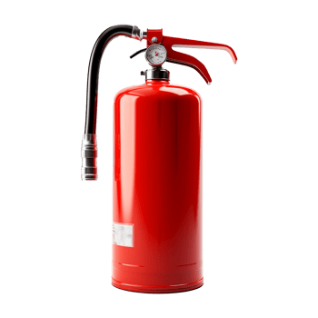 Red Fire Extinguisher Safety Equipment for Emergency Response and Fire Prevention png