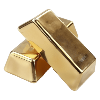 Two Shiny Gold Bars Stacked Together Wealth Prosperity Precious Metal png