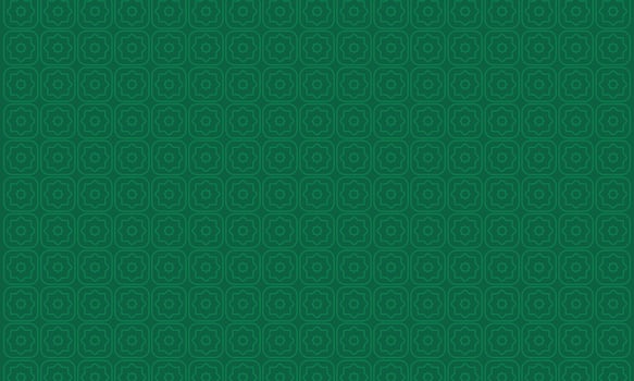 Islamic Geometric Pattern Green Background vector