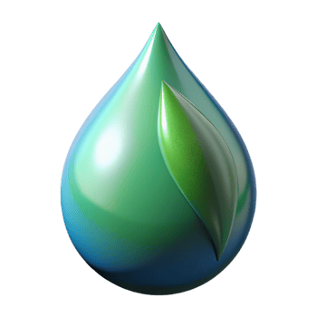 stunning minimalist A single, perfect rain drop on a leaf, macro photography, reflecting the surrounding environment premium png