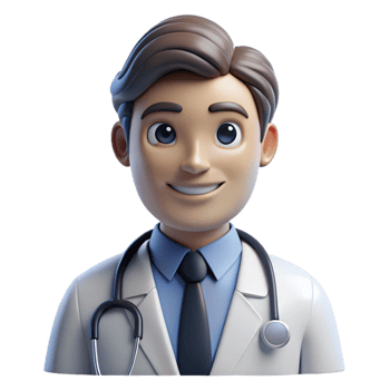 dramatic classic Portrait of a doctor with a compassionate gaze, wearing a stethoscope, lit by the cool, sterile light of a hospital room, in a photorealistic style authentic png