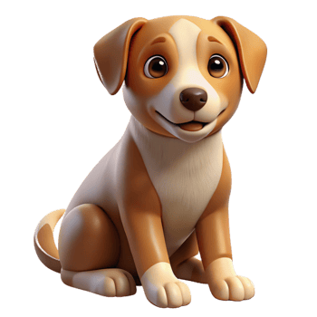 wonderful minimalist A loyal dog sitting patiently, its eyes full of adoration. Warm lighting and gentle expression. Pet portrait photography style exclusive png