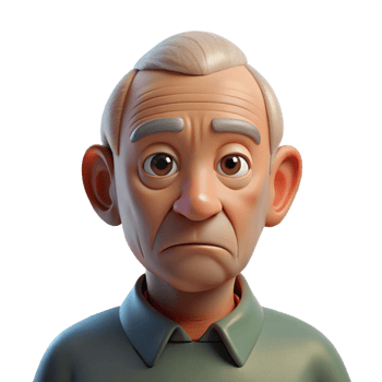 wonderful modern Close-up portrait of an elderly man with deep wrinkles and a thoughtful expression, illuminated by a single, overhead spotlight, in a hyperrealistic style professional png