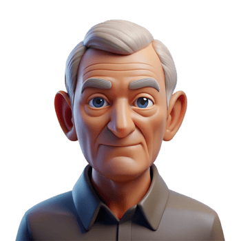 impressive creative Portrait of an elderly man with deep wrinkles and a thoughtful expression, illuminated by a single, overhead spotlight, in a hyperrealistic style high quality png