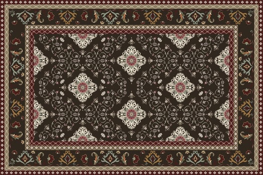 Transform your designs with the unique charm of Persian carpet patterns vector