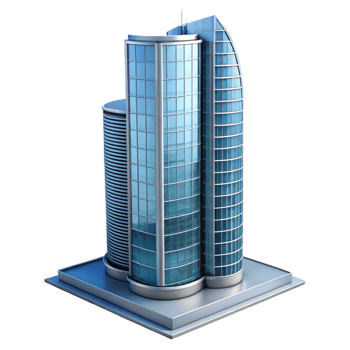 wonderful minimalist Modern skyscraper, sleek glass and steel design, minimalist aesthetic, urban setting, contemporary architecture high resolution png