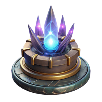 dramatic contemporary A powerful artifact radiating with magical energy rests on a stone pedestal. Ethereal, glowing lighting. Surreal style detailed png