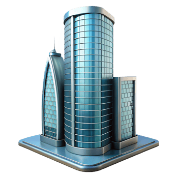 wonderful minimalist Modern skyscraper, sleek glass and steel design, minimalist aesthetic, urban setting, contemporary architecture original png