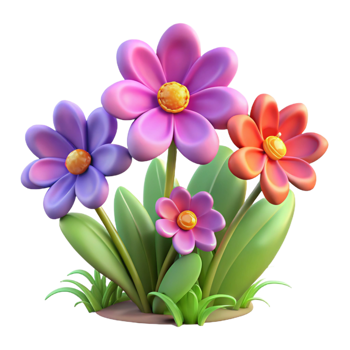 wonderful vintage A cluster of vibrant wildflowers in a meadow, soft diffused light, botanical illustration style premium png
