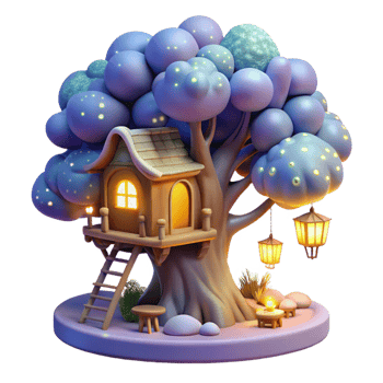 extraordinary contemporary A Whimsical Treehouse Nestled in the professional png