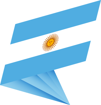 Flag of Argentina, modern pin flag png