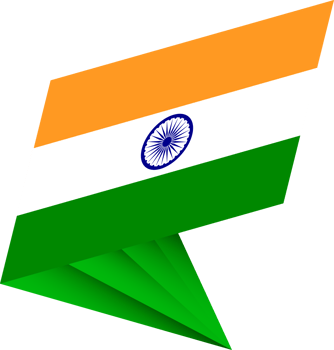 Flag of India, modern pin flag png