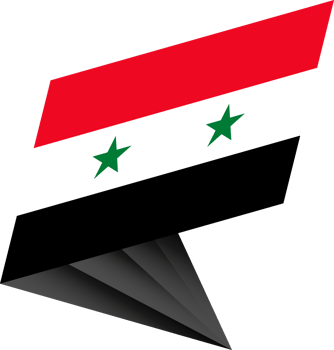 Flag of Syria, modern pin flag png
