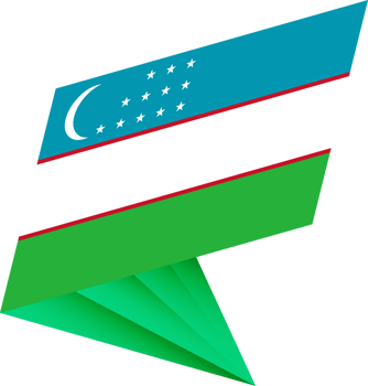 Flag of Uzbekistan, modern pin flag png