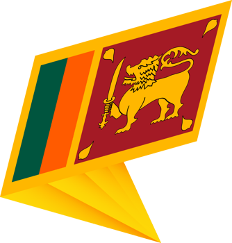 Flag of Sri Lanka, modern pin flag png