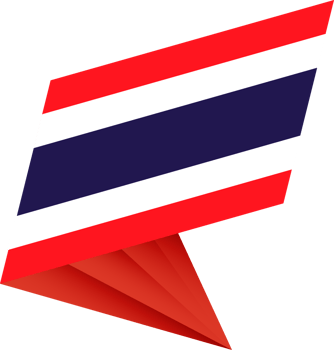 Flag of Thailand, modern pin flag png