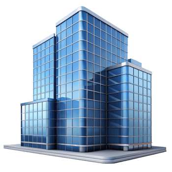 extraordinary minimalist A skyscraper reflected in a glass facade of another building, modern architecture, abstract composition, clear daylight high quality png