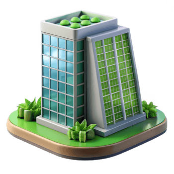 dramatic classic Sustainable skyscraper, vertical farm, solar panels, green walls, eco-friendly style exclusive png