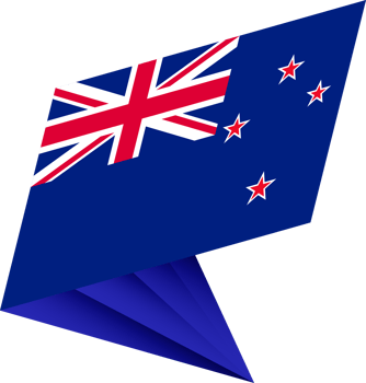 Flag of New Zealand, modern pin flag png