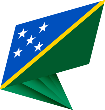 Flag of Solomon Islands, modern pin flag png
