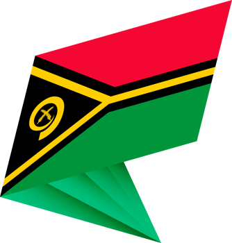 Flag of Vanuatu, modern pin flag png