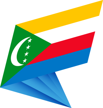 Flag of Comoros, modern pin flag png