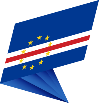 Flag of Cape Verde, modern pin flag png