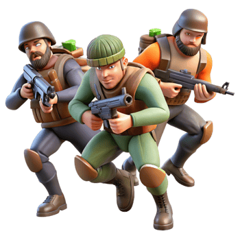 wonderful rustic A group of rebels fighting against heavily armed soldiers, dynamic action scene, gritty realism style, dramatic lighting, muted color palette detailed png