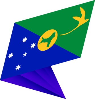 Flag of Christmas Island, modern pin flag png